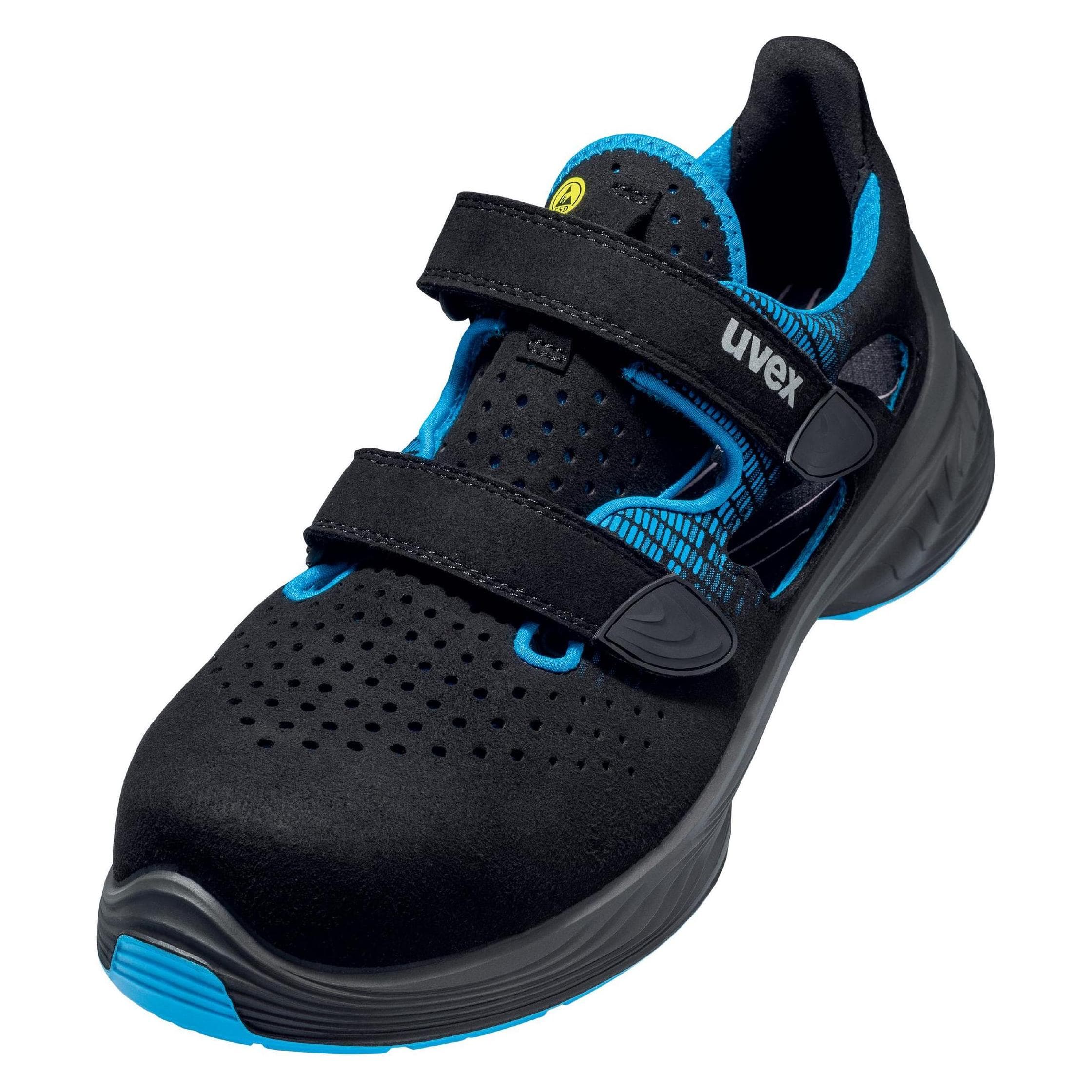 Uvex, Werkschoenen, 6828836 Veiligheidssandaal S1 Schoenmaat (EU): 36 Blauw, Zwart 1 paar (S1, 36)