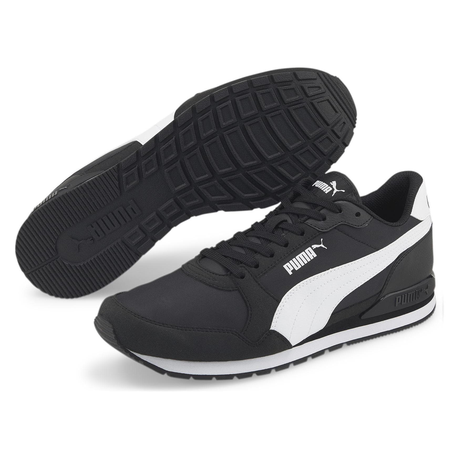 Puma, Unisex, Sneakers, ST Runner v3 NL, Zwart, (45)