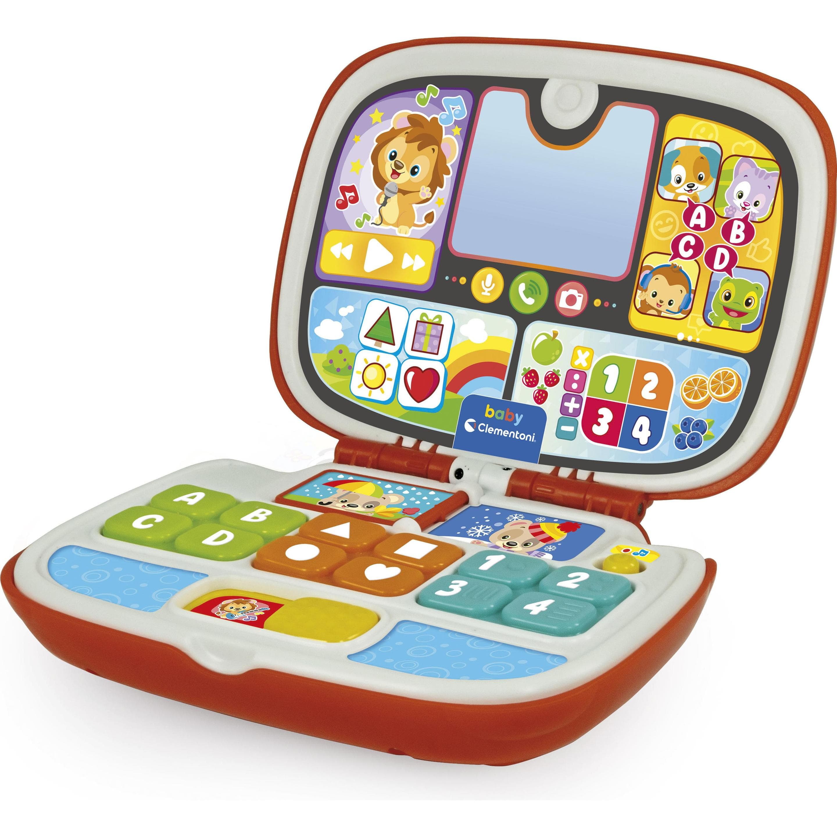 Clementoni Baby Laptop Amici animali IT (Italiaans, 0.75 - 3 Jaren)