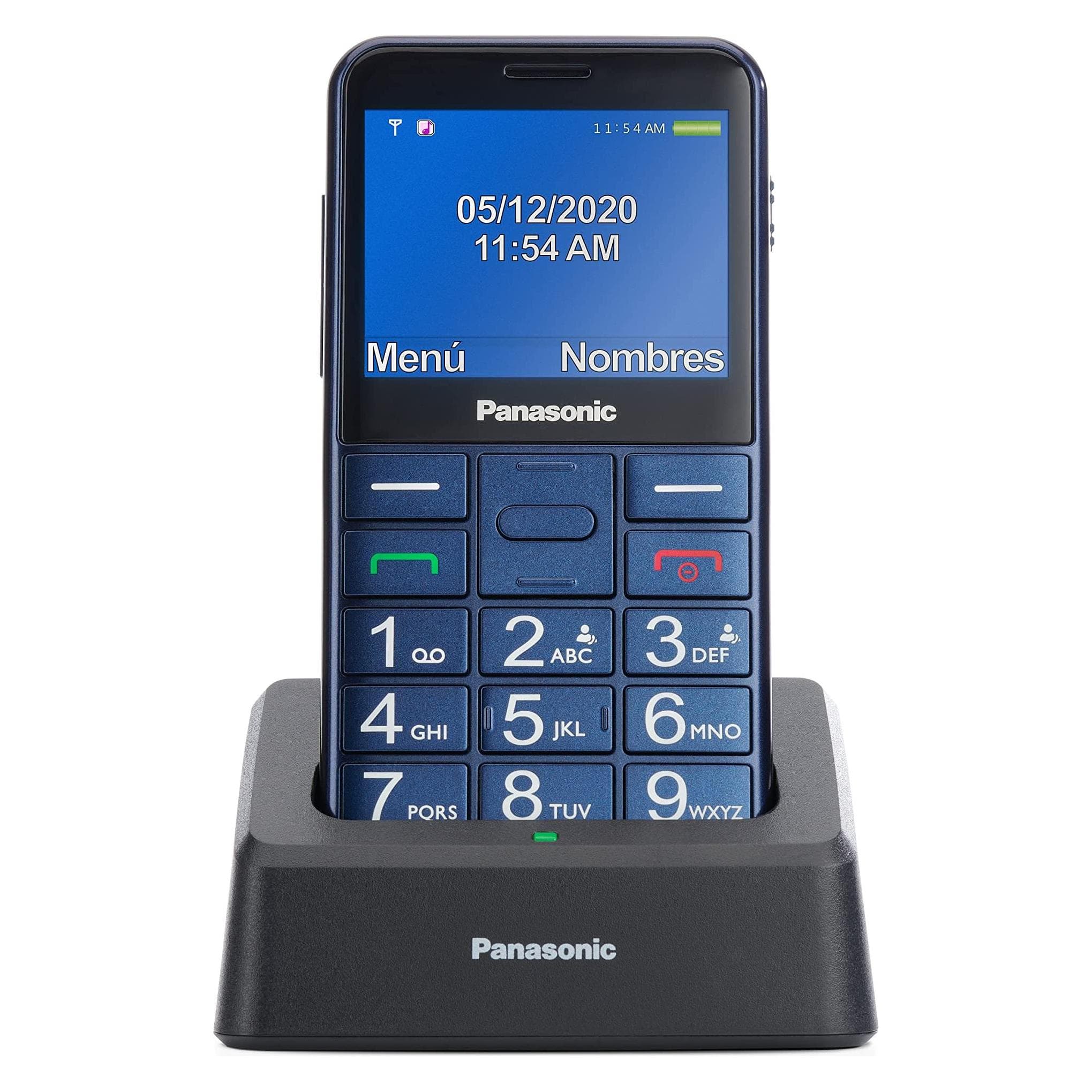 Panasonic Mobiele telefoon KX-TU155 (2.40", 0.30 Mpx), Sleutel mobiele telefoon, Blauw