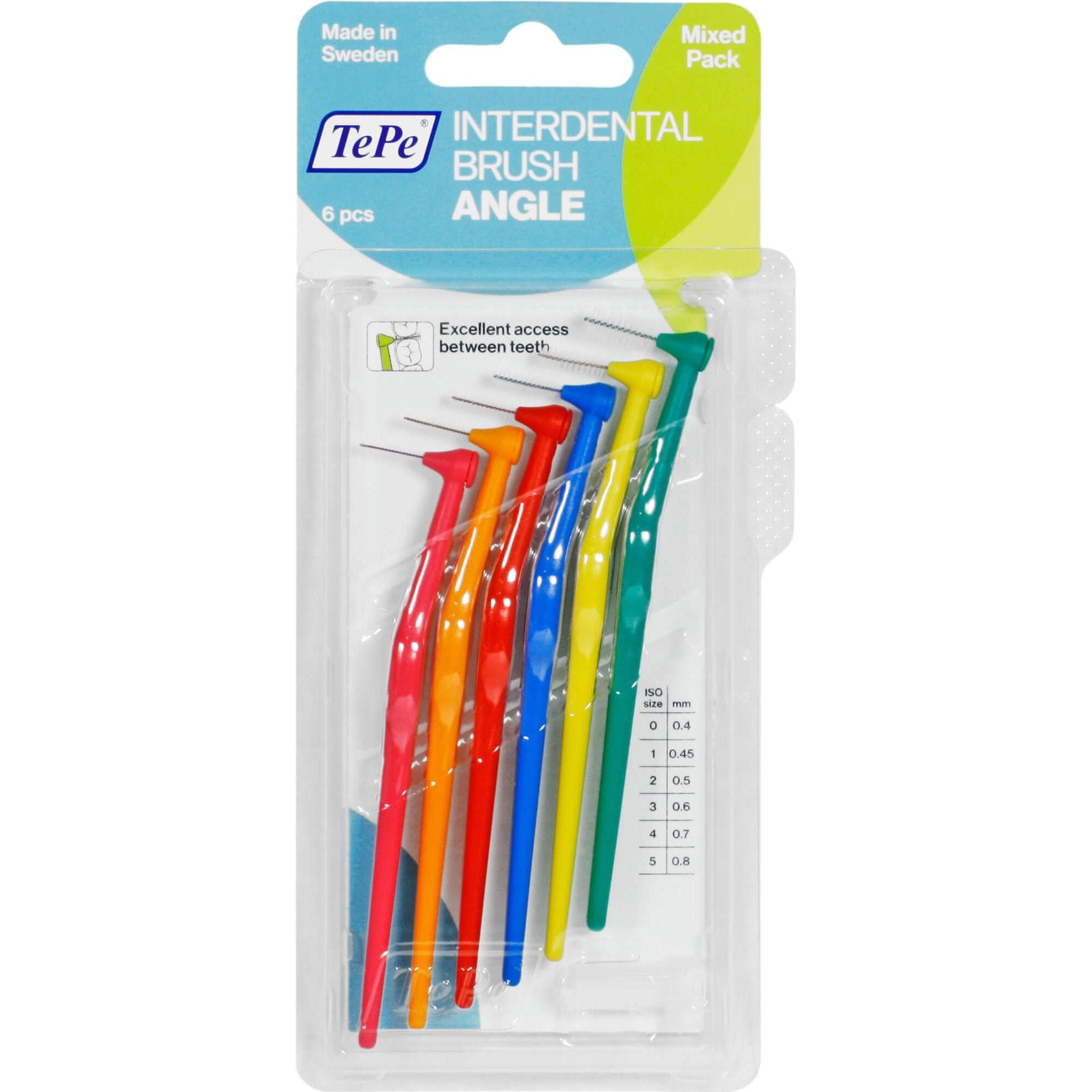 TePe, Interdentale borstels, Hoek (6x, 0.80 mm)