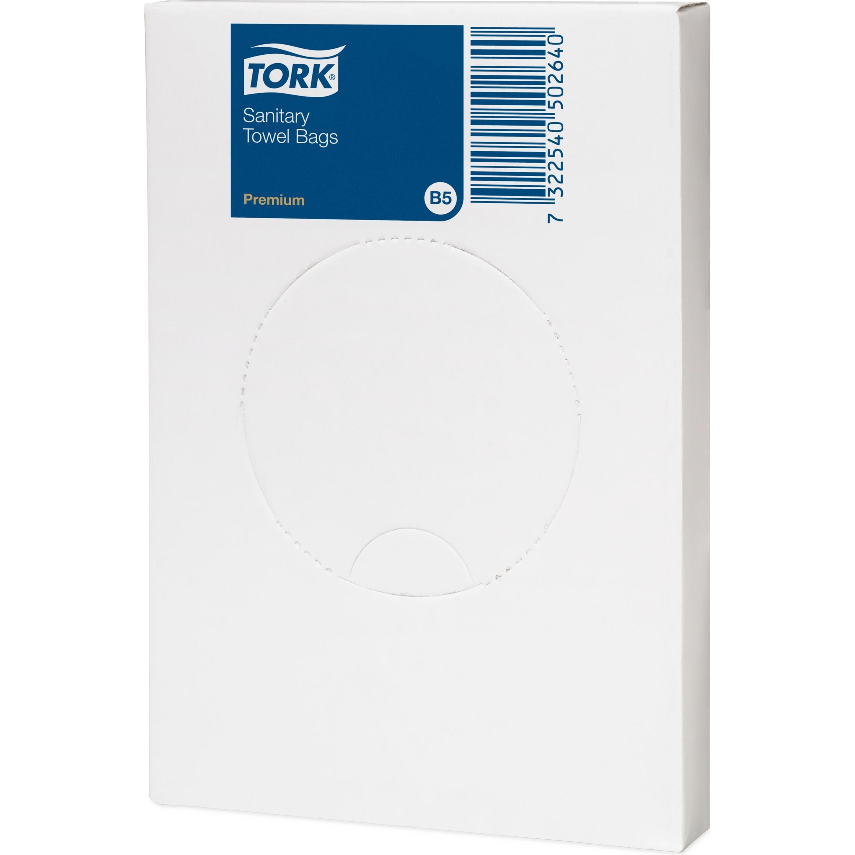 Tork Hygiënezak Premium B5 204041 HDPE, Afvalzak, Wit