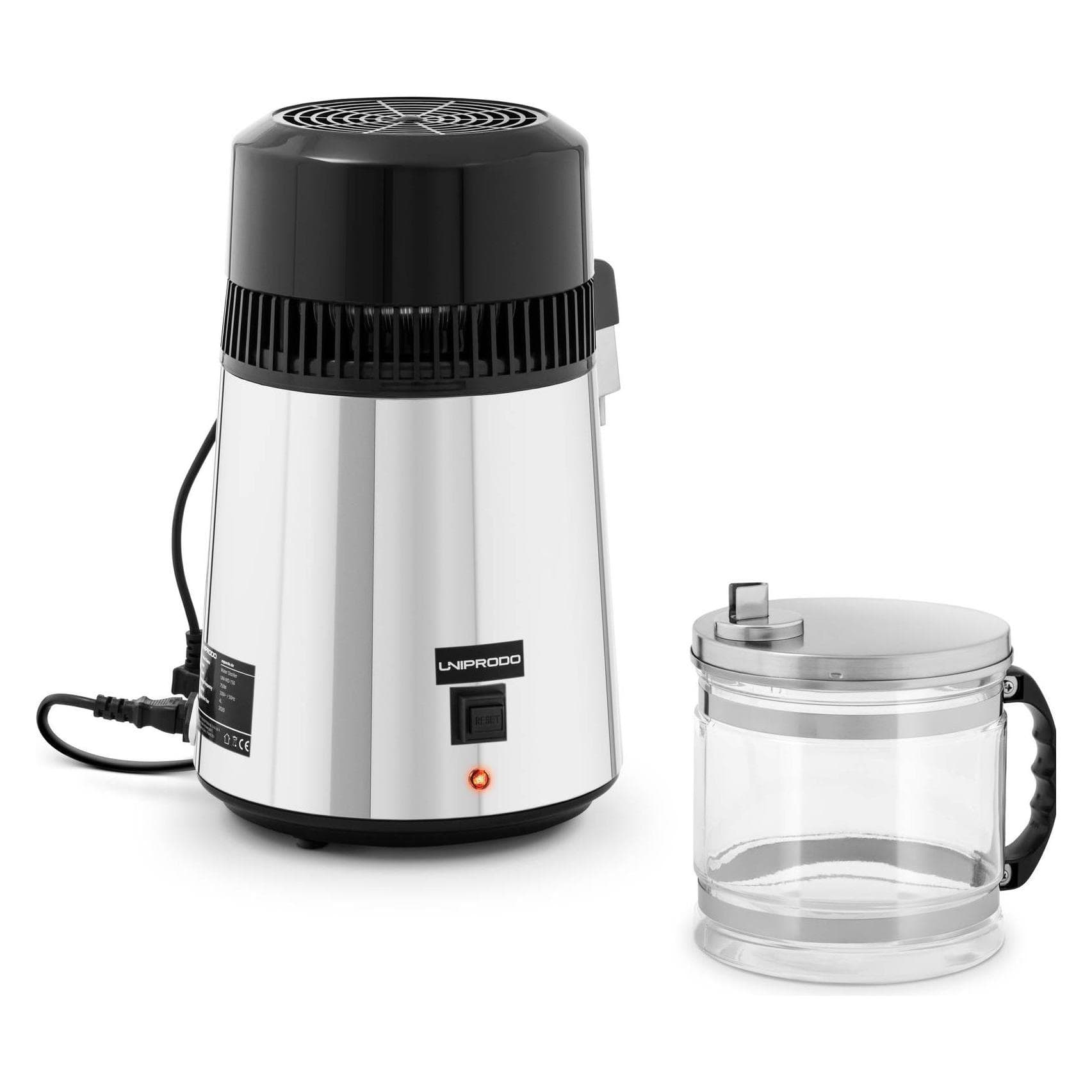 Uniprodo Waterdestilleerder, Waterfilter, Zilver