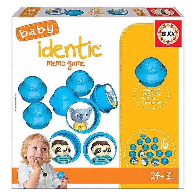 Educa Baby Identiek Memo Spel (Deens, Duits, Engels, Fins, Frans, Grieks, Hongaars, Italiaans, Nederlands, Noors, Pools, Portugees, Russisch,
