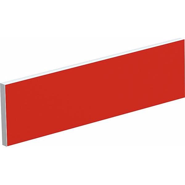 Paperflow, Scheidingswand, Tafelverdeler voor teamtafels, breedte 1200 mm, deksel rood (120 x 33 cm)
