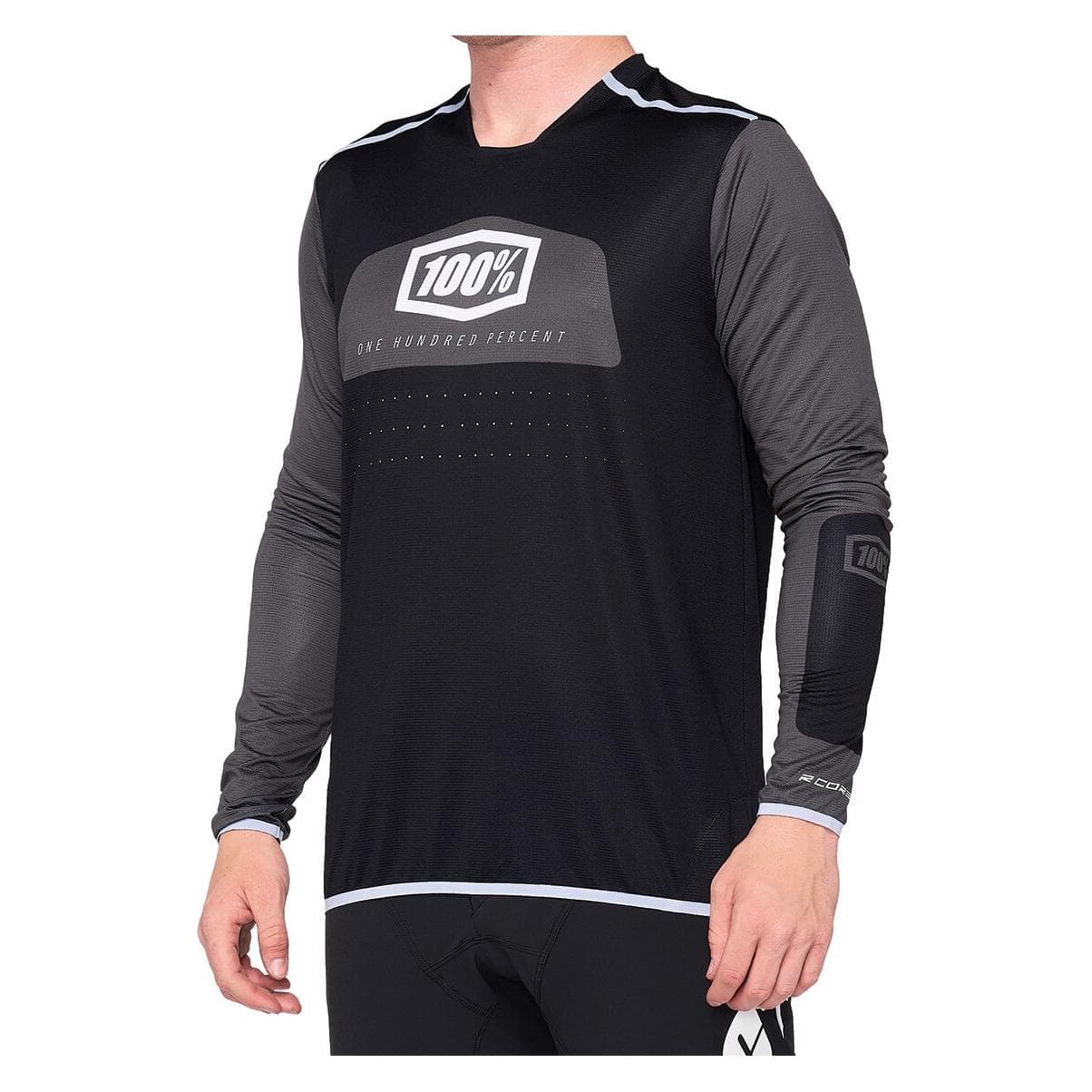 100%, Mannen, Shirt, R-Kern X DH, Zwart, (XXL)