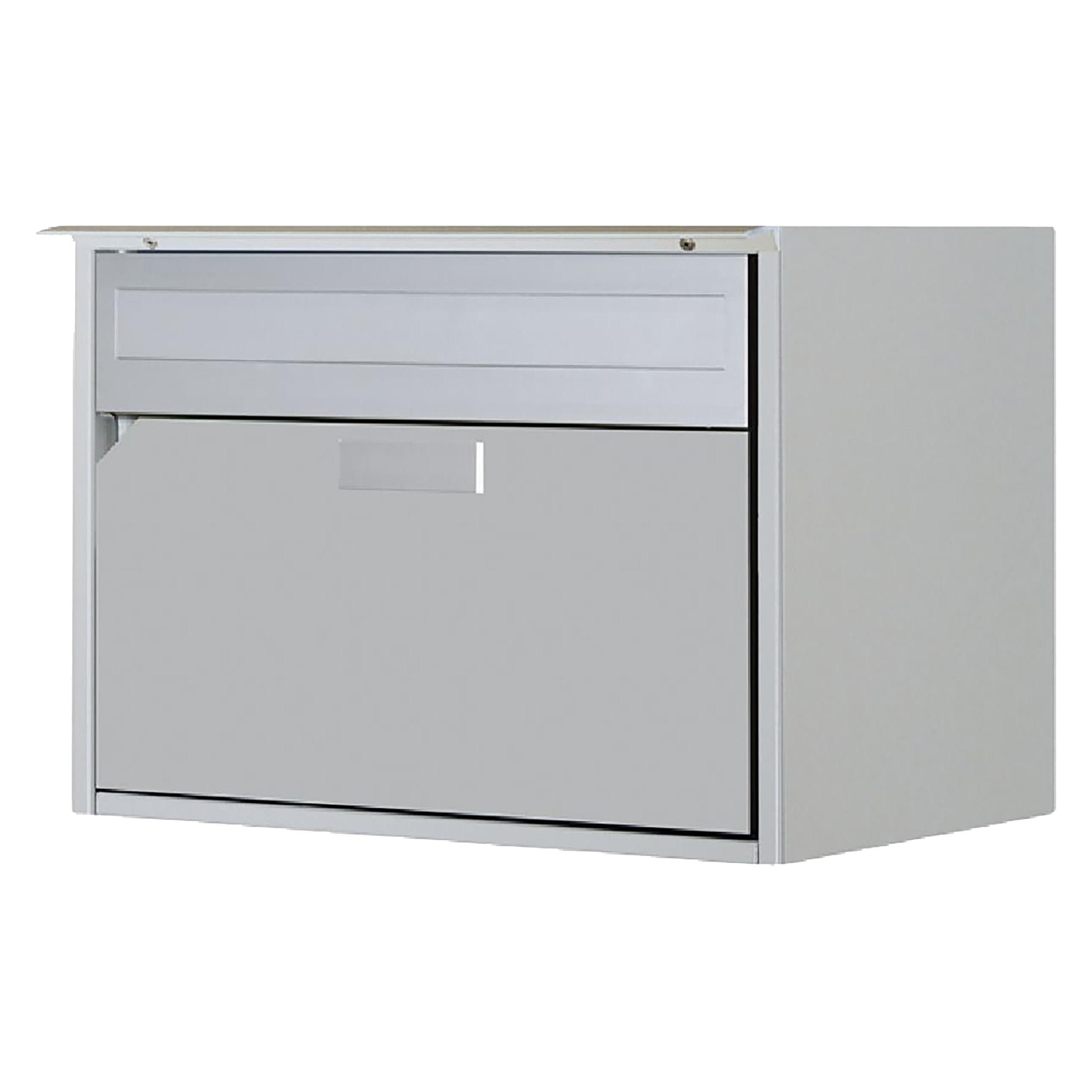 Huber, Brievenbus, Alu 400 plat