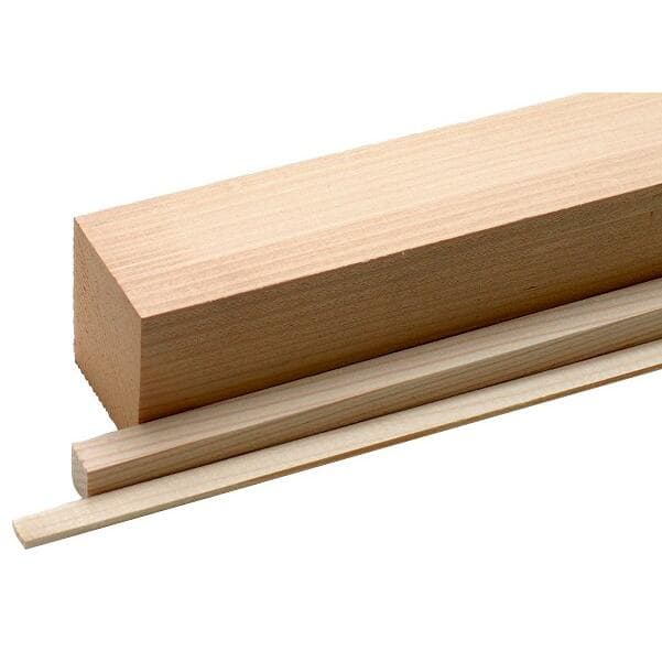 Werkstarck, Hout, Houten vierkante staven