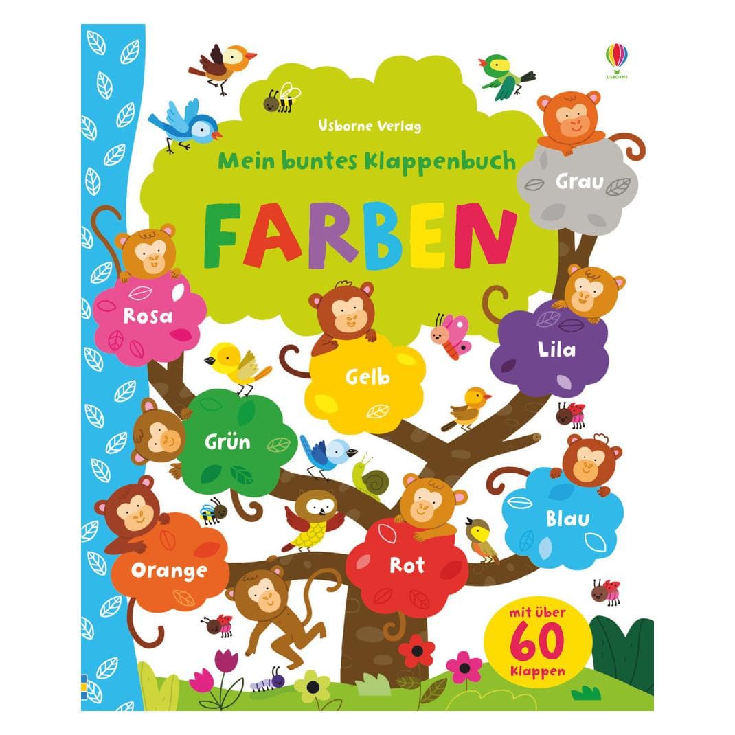 Usborne Publishing, Babyboeken, Mein buntes Klappenbuch: Farben (Duits)