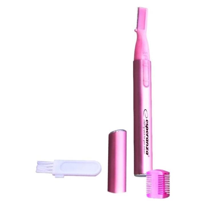 Esperanza, Trimmer + Tondeuse, EBG006 - 5901299949337 EBG006 BAHAMAS - trymer do brwi i okolic bikini - RÓŻOWY