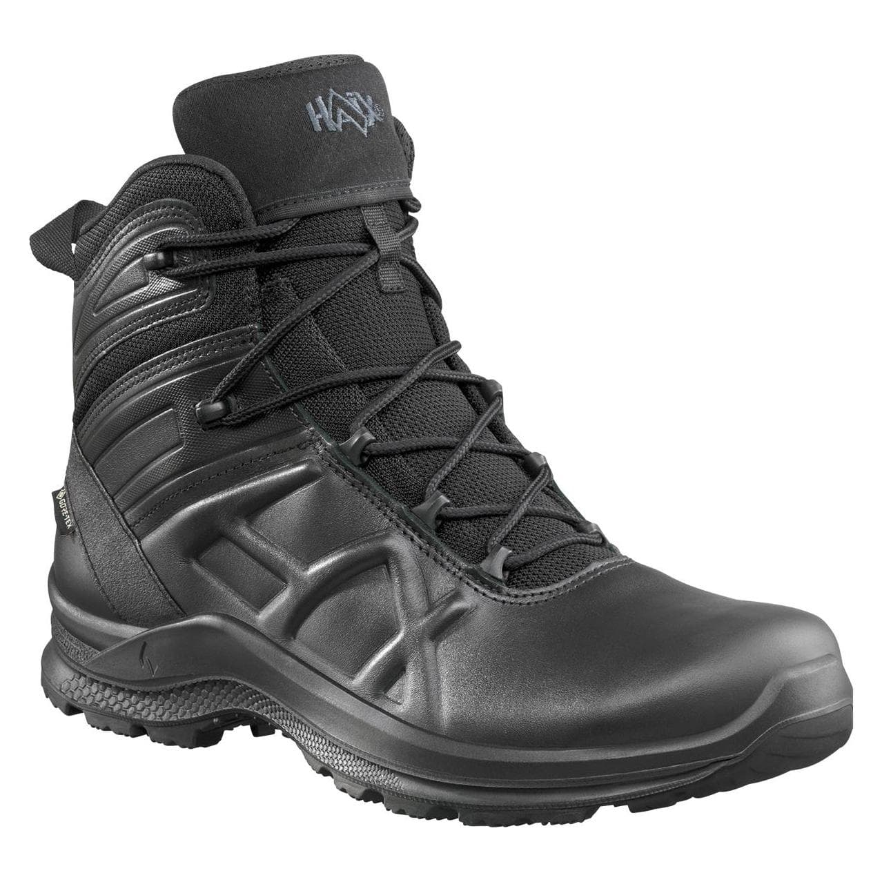 Haix, Werkschoenen, Heren O2 Werkschoenen "TACTICAL MID 2.0" Black Eagle zwart maat UK 4 EU 36 (O2, 36)