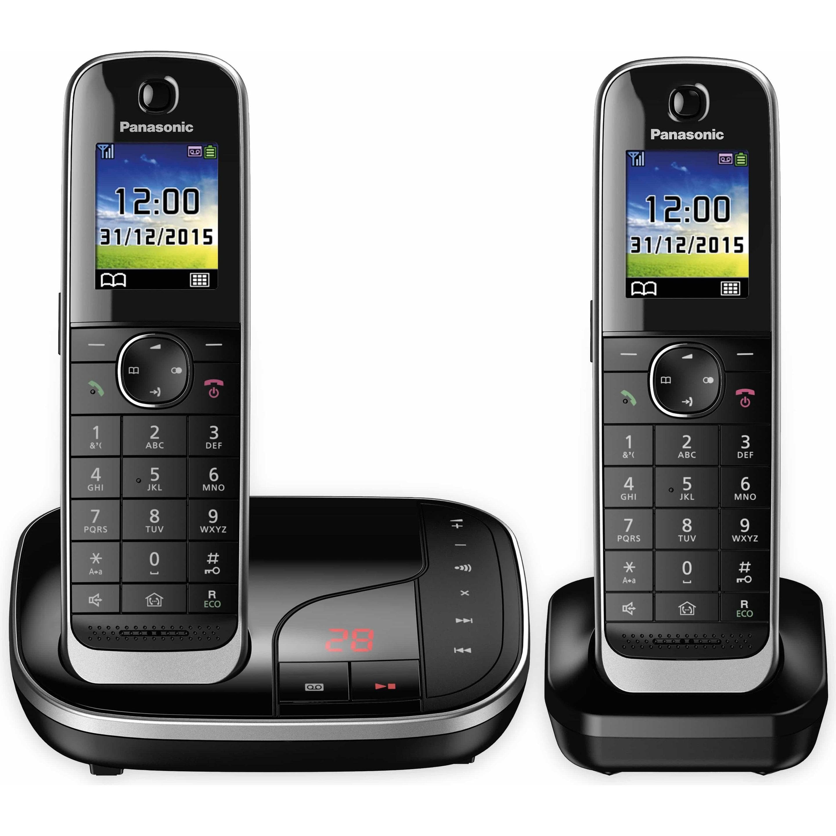 Panasonic KX-TGJ322GB, Telefoon, Zwart, Wit