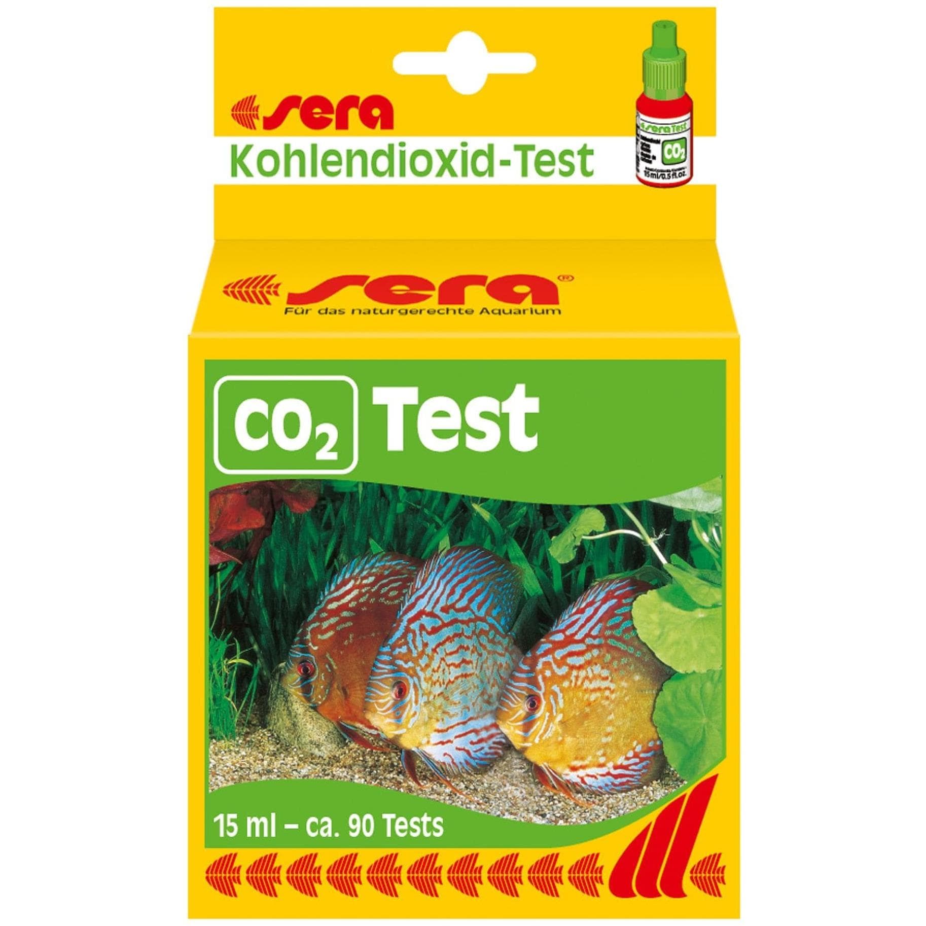 Sera CO2 permanente test, Verzorging van het aquarium