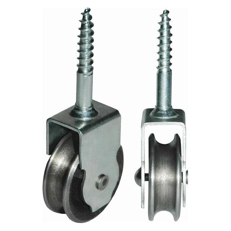 HBS Betz, Deurbeslag, Vogelrolle 471 Grauguss Rollen-Ø 25 mm Tragfähigkeit max. 15 kg Nut 5 mm