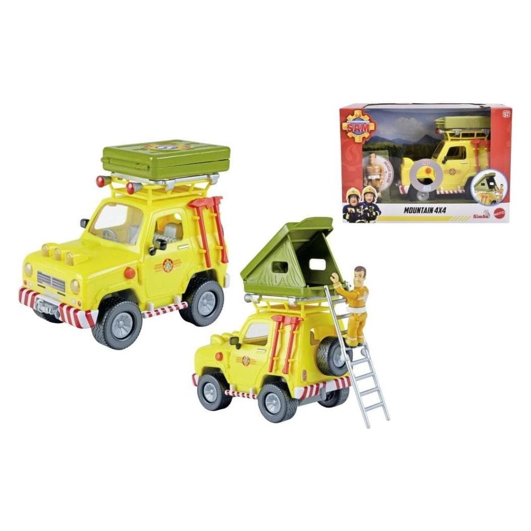 Simba Strażak Sam jeep 4x4 z namiotem 925-2653