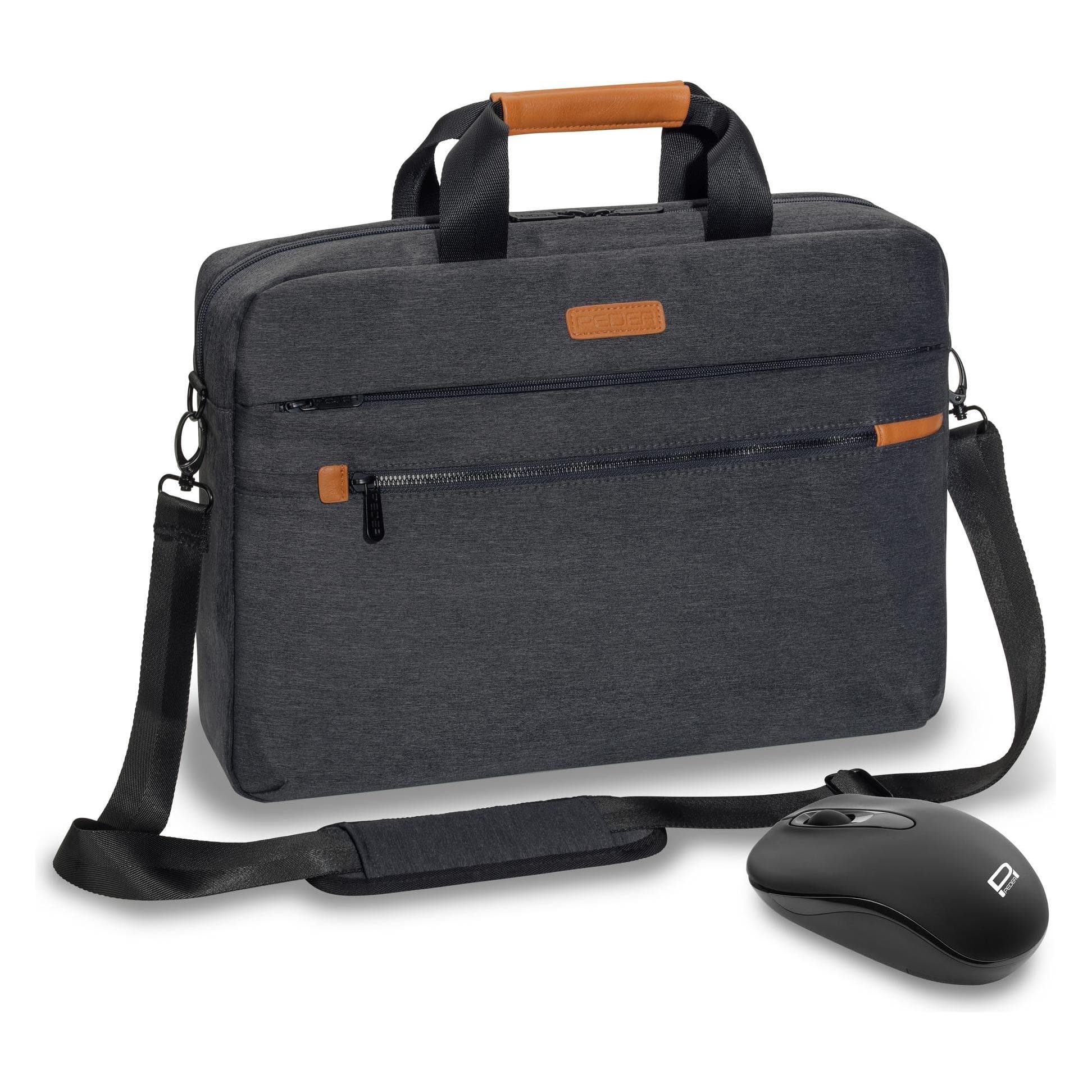 Pedea Notebooktas "ELEGANCE" Pro 43,9cm (17,3") grijs + muis (17.30"), Laptoptas, Grijs