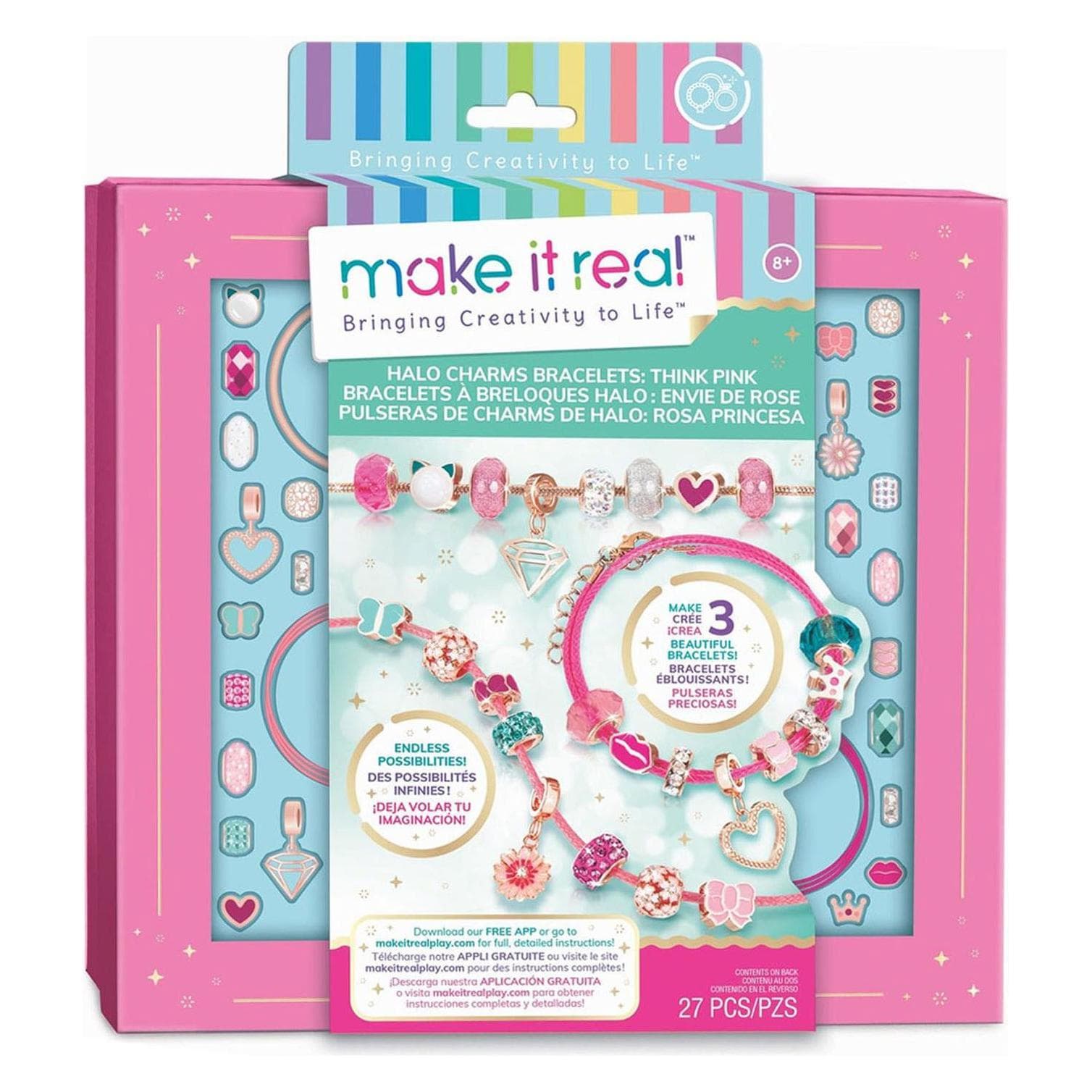 Make it Real Maak het echt armbanden met bedels