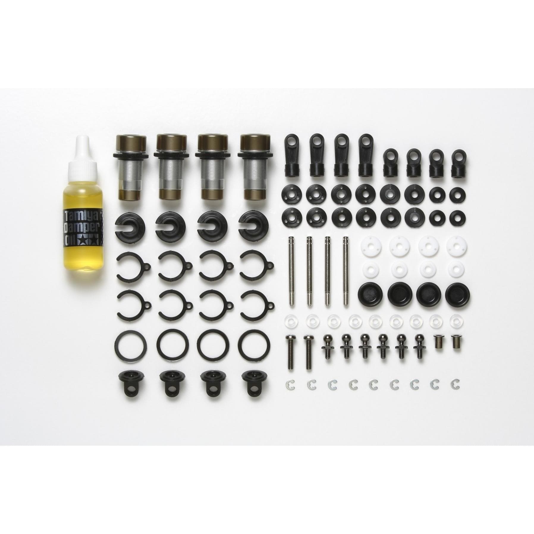 Tamiya CC-01 Aluminium oliedrukschokdemperset (4)