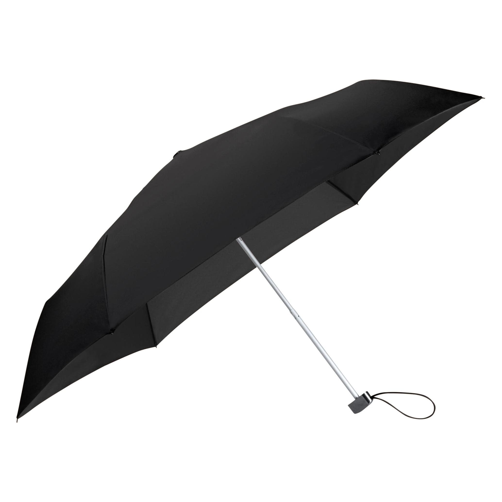 Samsonite, Unisex, Paraplu, Plat, Zwart