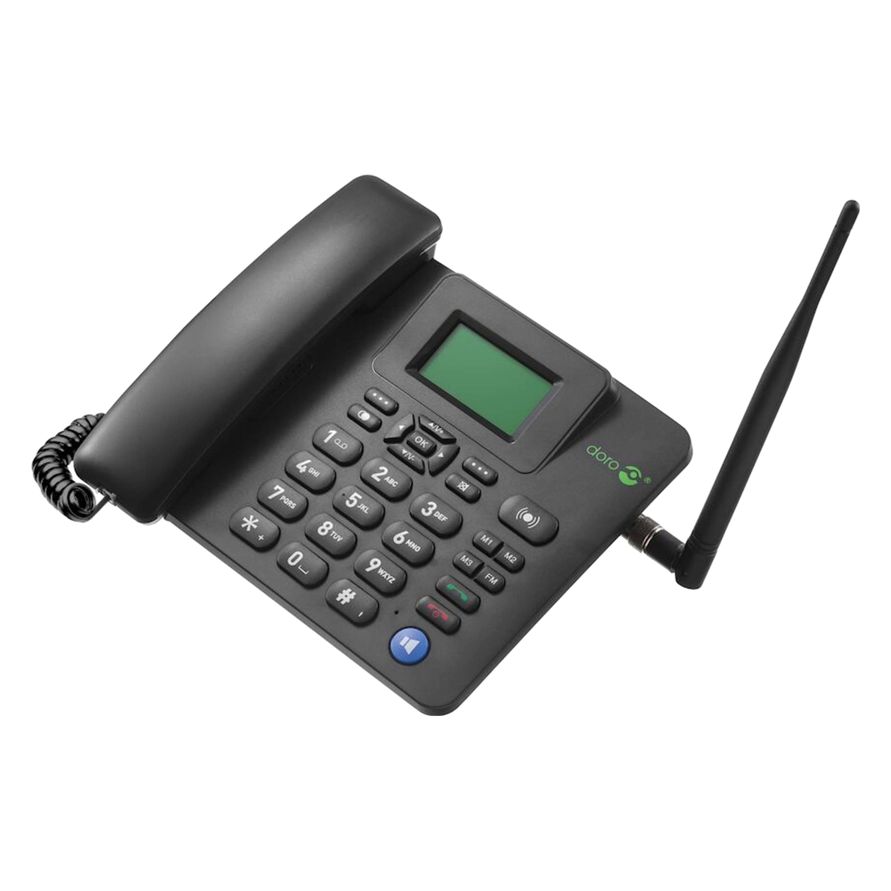 Doro 4100H, Telefoon, Zwart