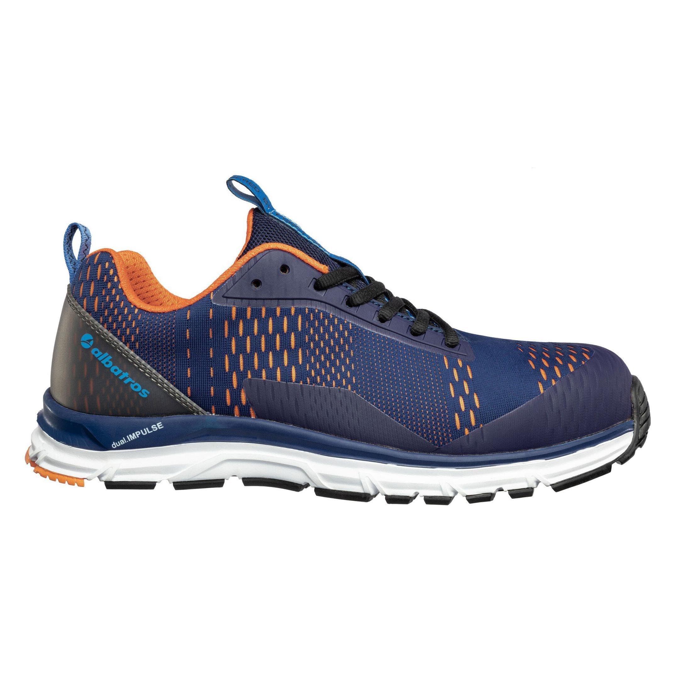 Albatros, Werkschoenen, AER55 IMPULSE BLUE ORANGE LOW S1P ESD HRO SRA 647510329000037 Veiligheidsschoen S1 Schoenmaat (S1P, 37)
