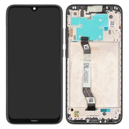 Faro + Touch+ Frame voor Xiaomi Redmi Note 8 - space black 5600050C3J00 (Scherm, Xiaomi Redmi Note 8, Xiaomi Redmi Note 8 2021), Onderdelen voor