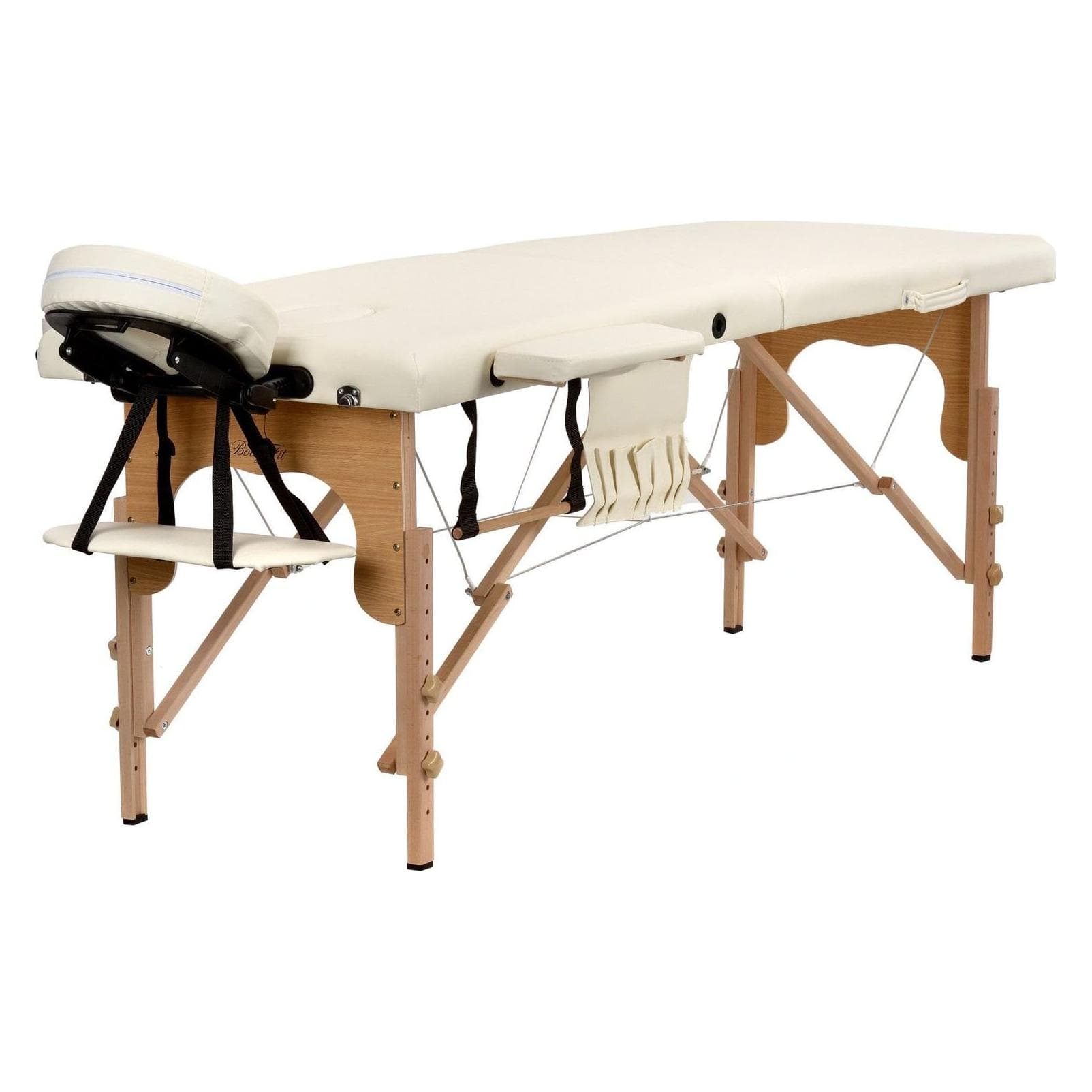Body Fit, Massagestoelen, 2 sectioneel massagebed in beige