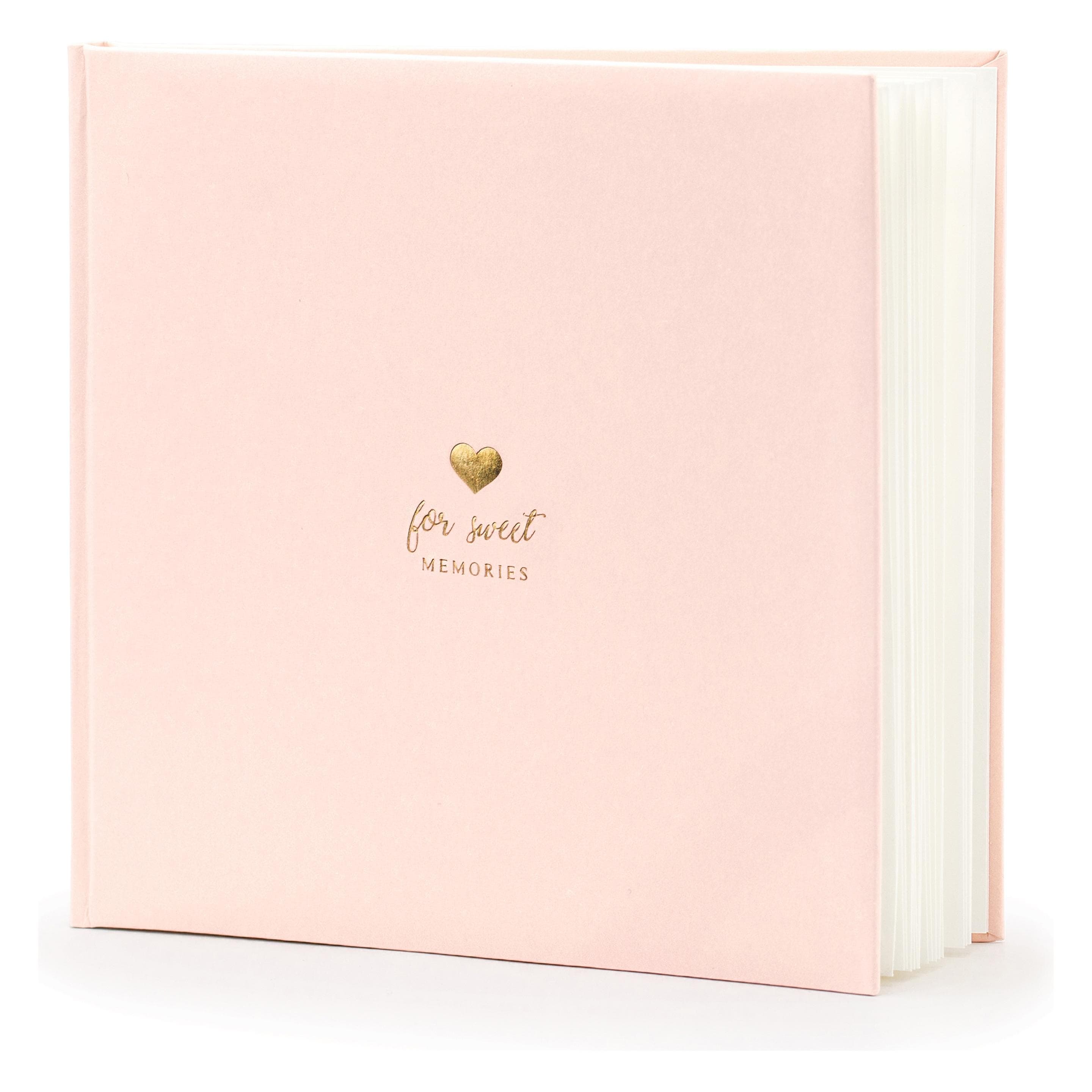 Partydeco, Fotoalbum, Gastenboek Voor zoete herinneringen (20.50 x 20.50 cm)
