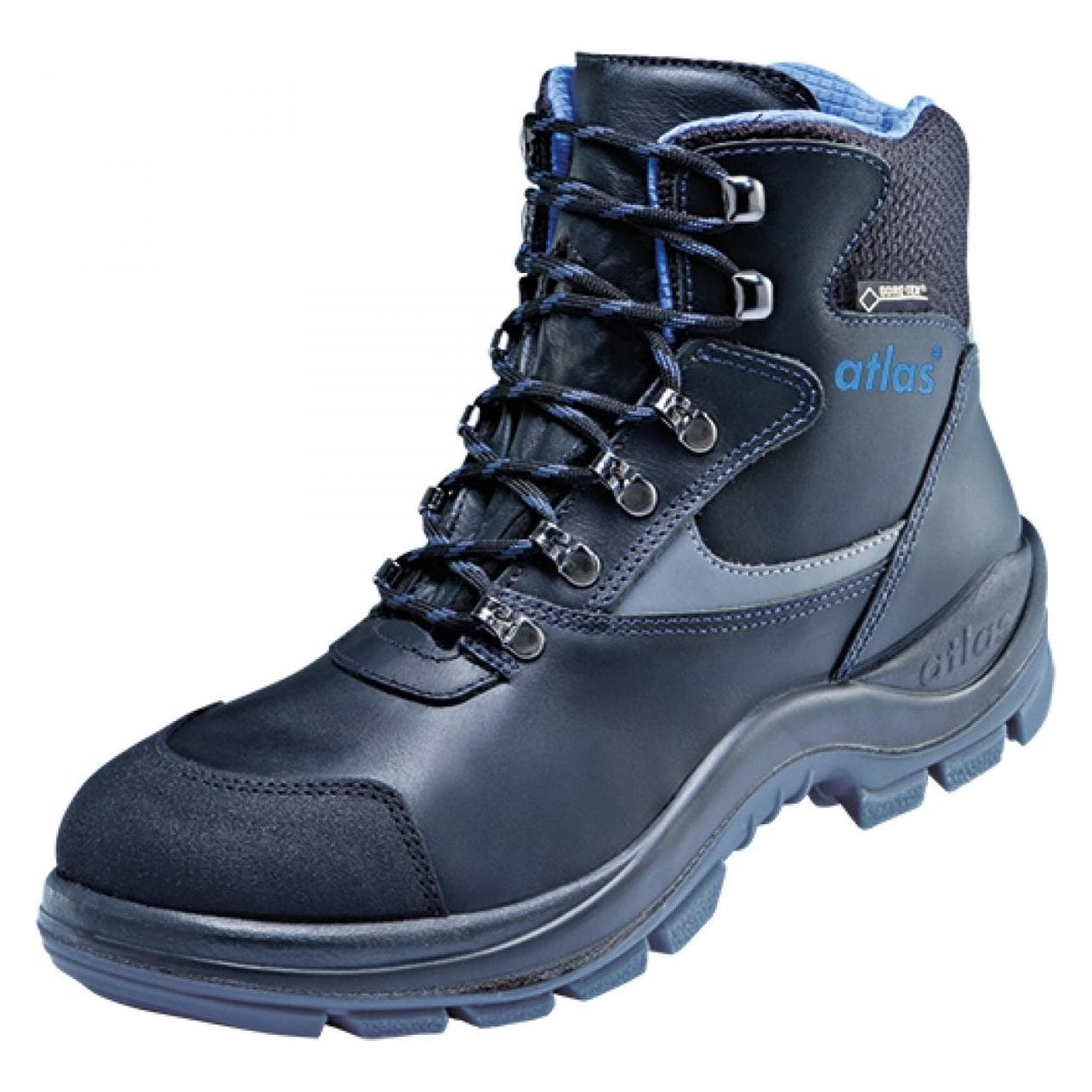 Atlas, Werkschoenen, Veiligheidslaars GTX 535 XP GoreTex, S3, zwart, breedte 10, maat 43 (S3, 43)