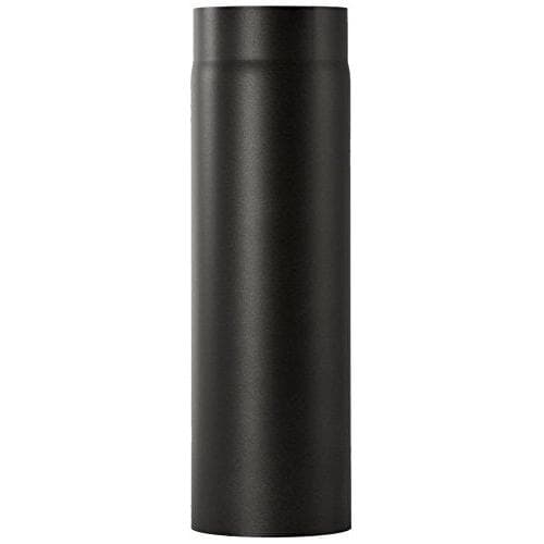Bertrams, Haardaccessoires, Kachelpijp 130 mm senotherm gelakt zwart metallic 0,5 m