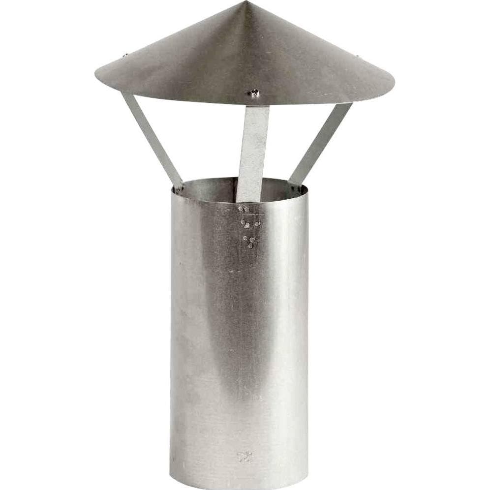 FireFix, Haardaccessoires, A110/RH Regenkap (gegalvaniseerd), hoogte 420 mm, ø 110 mm - voor 0,6 mm dikke kachelpijpen