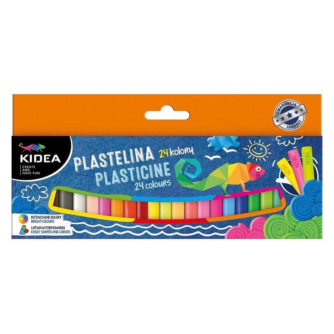 Derform, Boetseerklei, Plastilin 24 Farben KIDEA