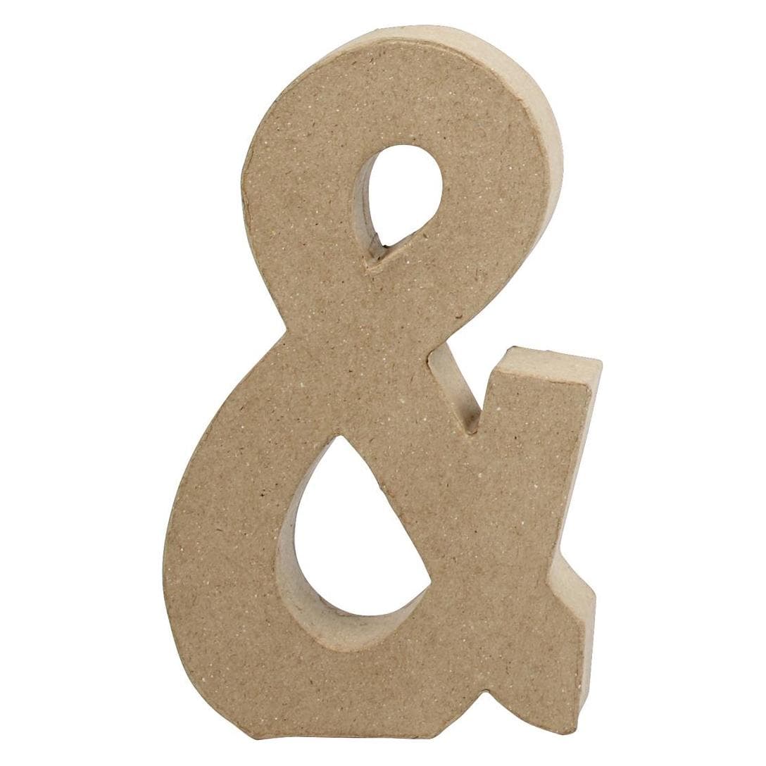 Creativ Company, Houten letters + stoffen letters, Kartonnen bord & 20,5 cm 1 stuk