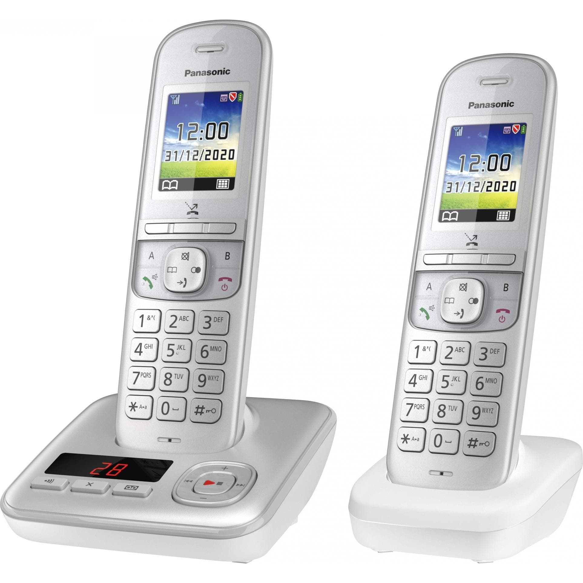 Panasonic KX-TGH722GG, Telefoon, Zilver
