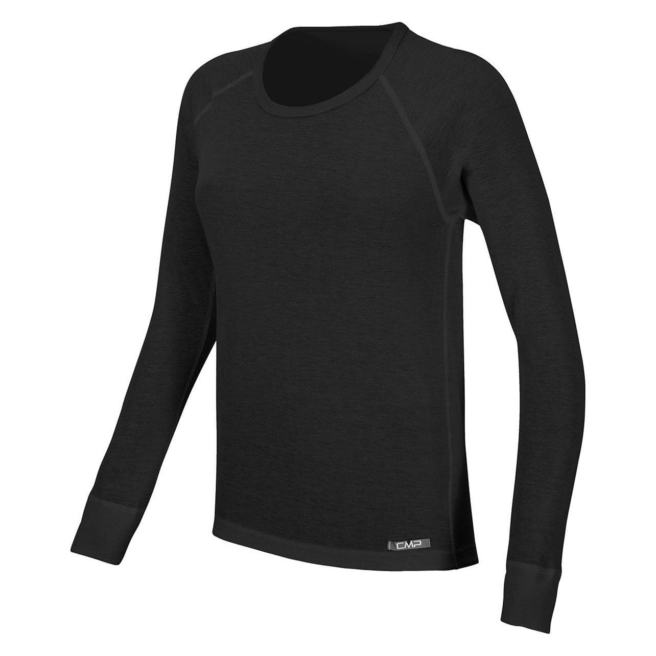 CMP Campagnolo, Vrouwen, Functioneel overhemd, Sweat longsleeve (XL), Zwart, XL