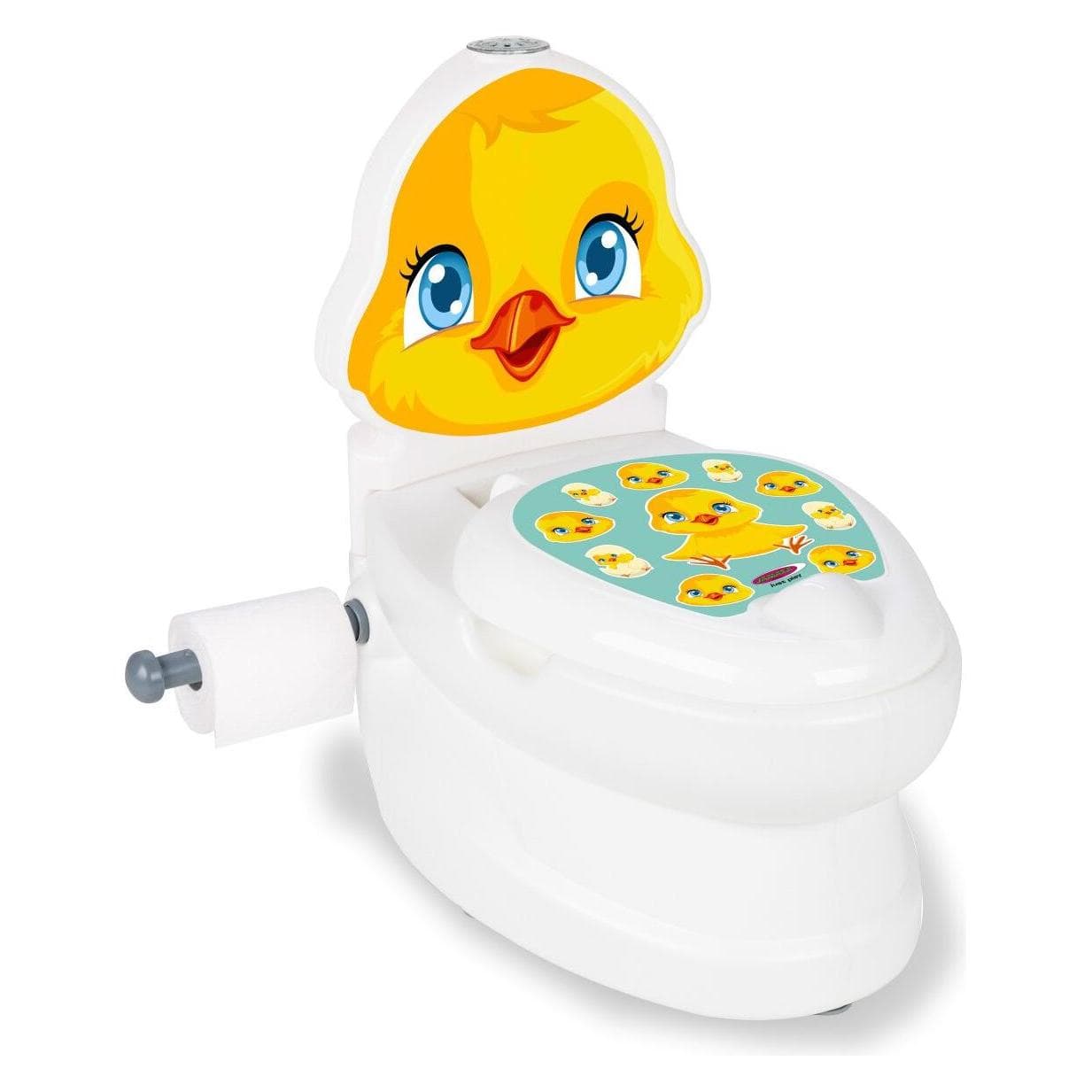 Jamara, Toilet trainer, My Little Toilet Chick met doorspoelgeluid en toiletpapierhouder