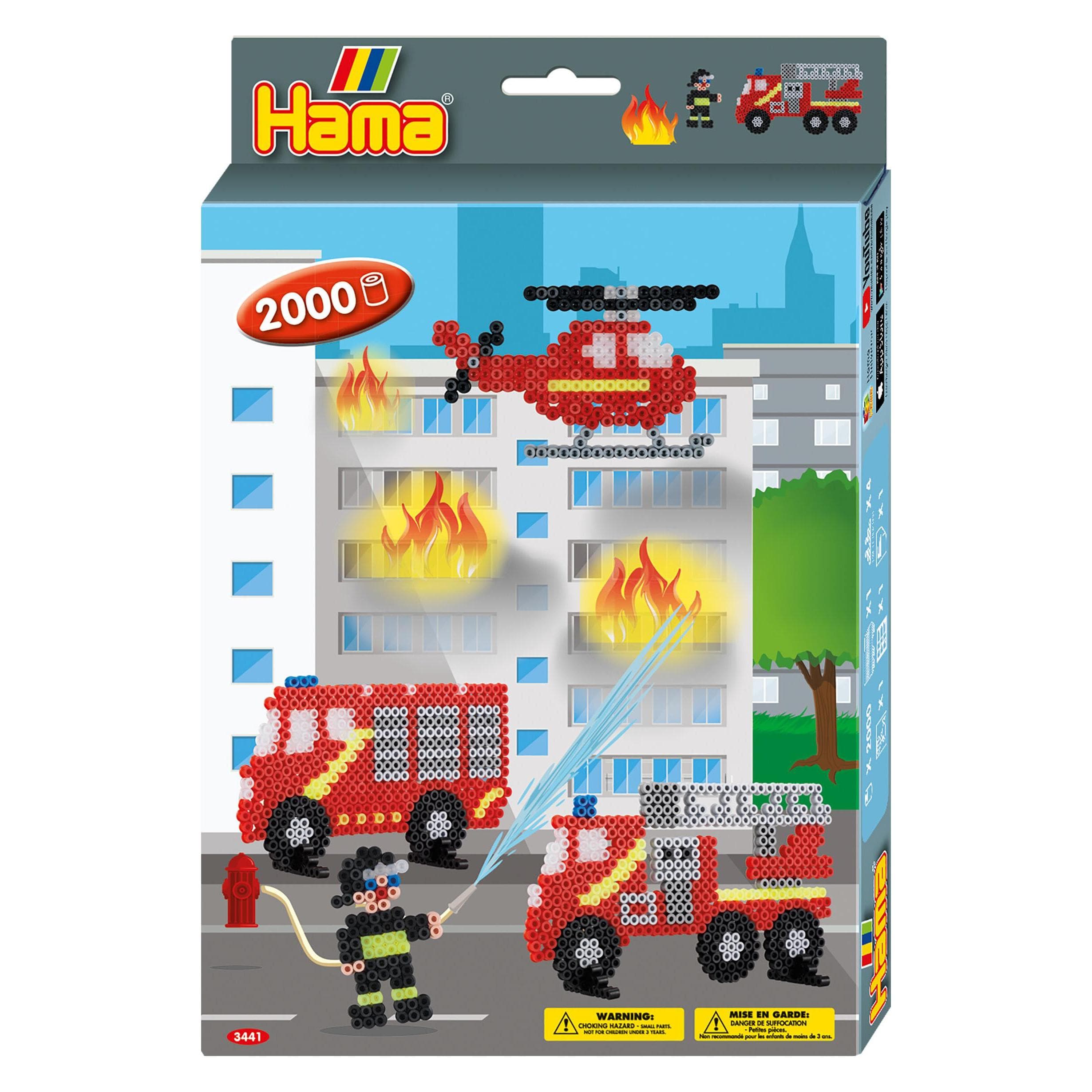 Hama Perlen Strijkkralen brandweer