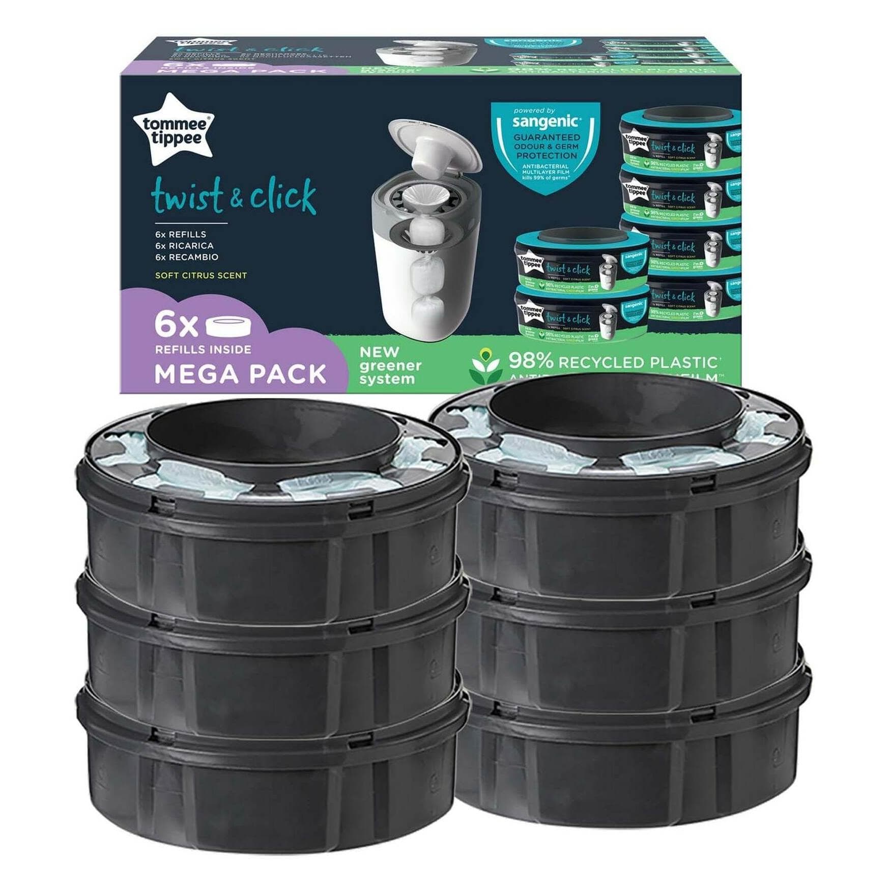 Sangenic Twist & Click Nachfüllkassetten