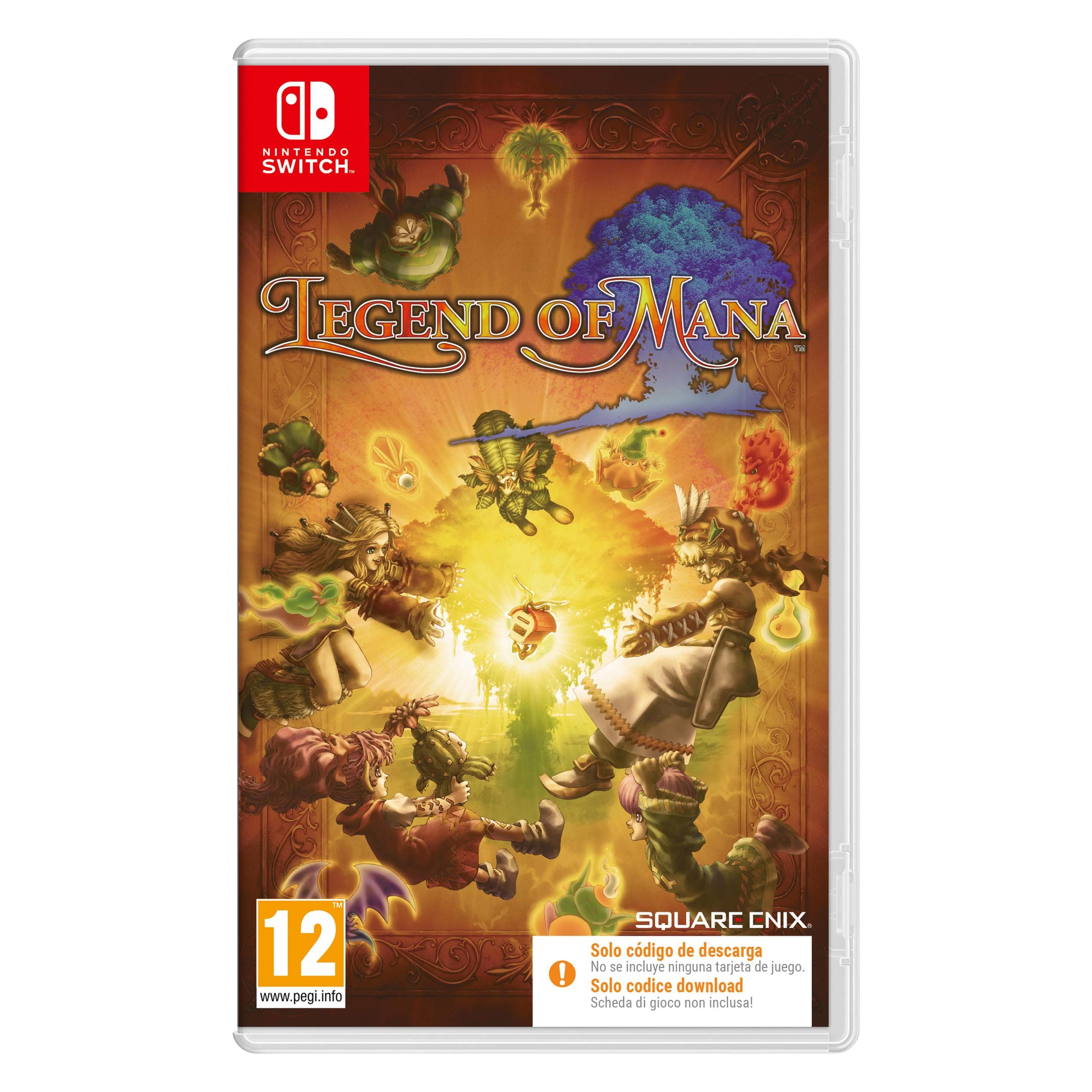 Square Enix, Legend of Mana (Code in a Box), Switch Standaard Meertalig Nintendo Switch