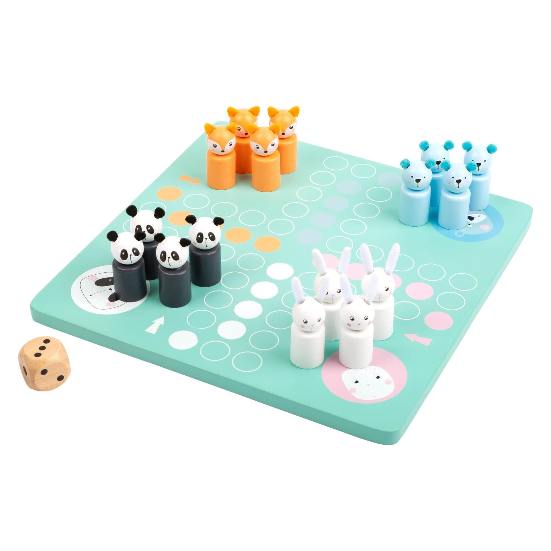 small foot Ludo Pastel (Duits, 2 - 4 Spelers)