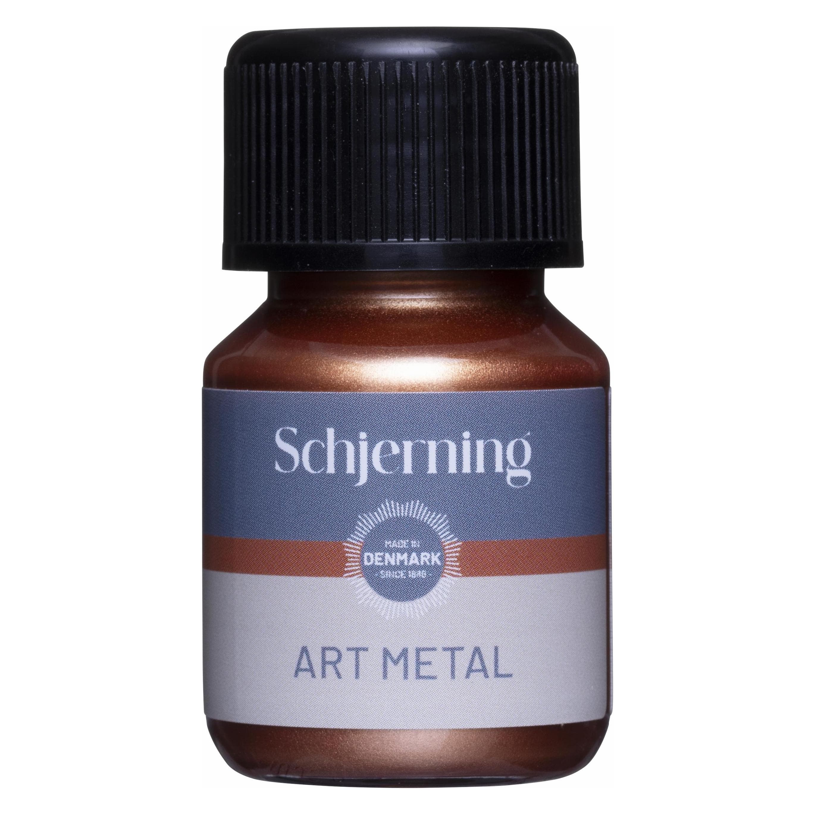 Schjerning, Kleuren + verf voor doe-het-zelvers, Metallic-Farbe Art Metal 30 ml, Kupfer (30 ml)