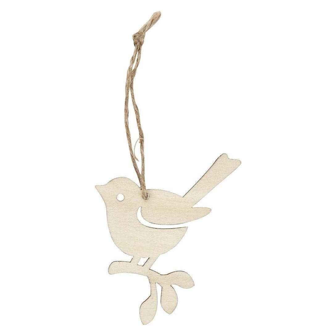 Creativ Company Houten hanger vogel, 9cm