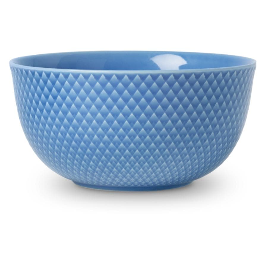 Lyngby Rhomb Color Bowl, Kom + Kom, Blauw