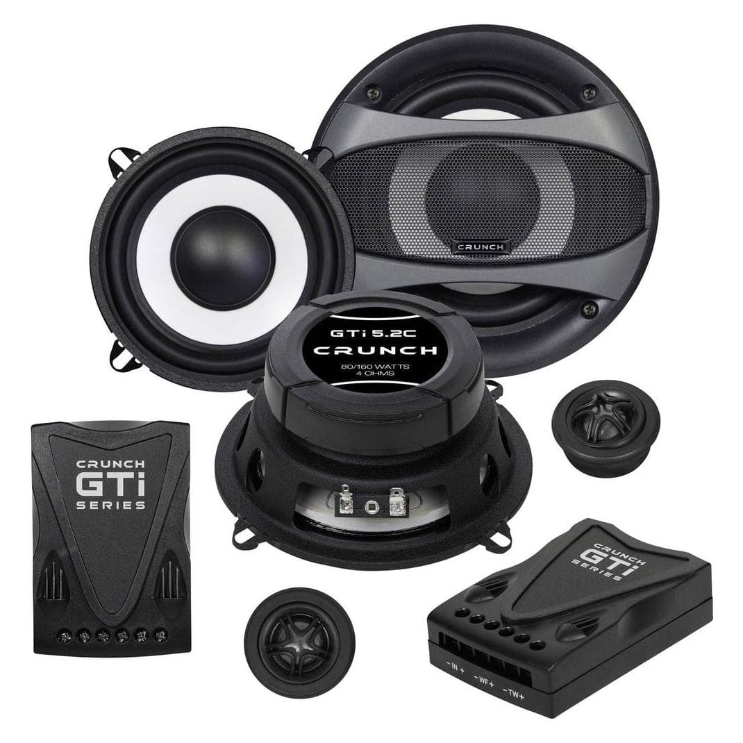 Crunch, Auto HiFi luidsprekers, GTI 2-weg Compo cm inbouwluidspreker (160 W, 13 cm)