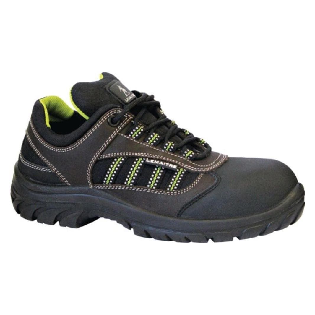 Lemaitre, Werkschoenen, Veiligheidsschoen Douro maat 45 zwart/bruin S3 SRC EN ISO 20345 leer/textiel materiaal (S3, 45)