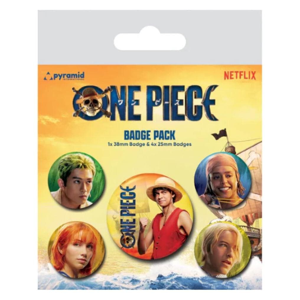 Pyramid, Pin, One Piece - Personages - Netflix, Veelkleurig