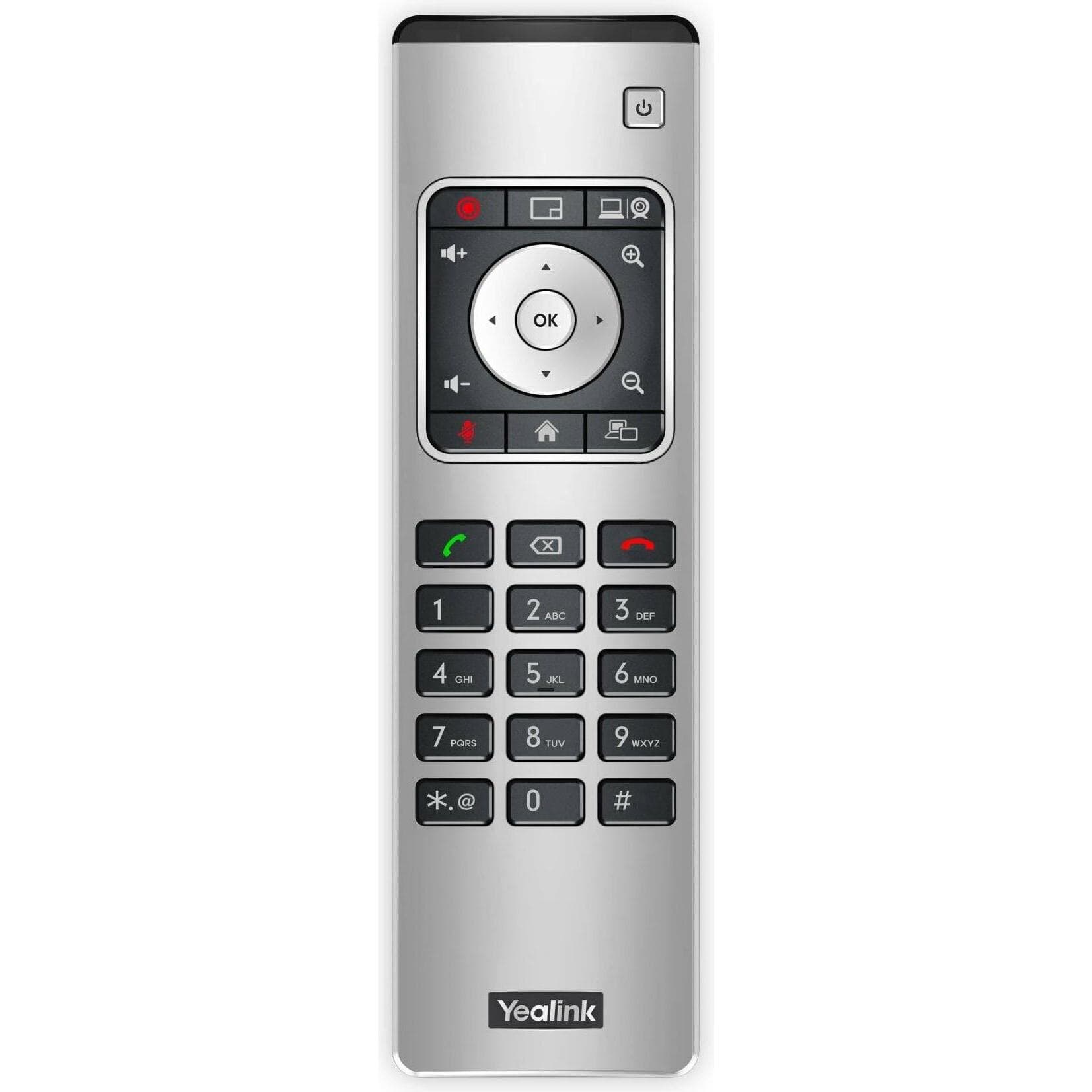 Yealink VCR11 - Drukknoppen - Zwart - Zilver, Accessoires voor conferentietoestellen