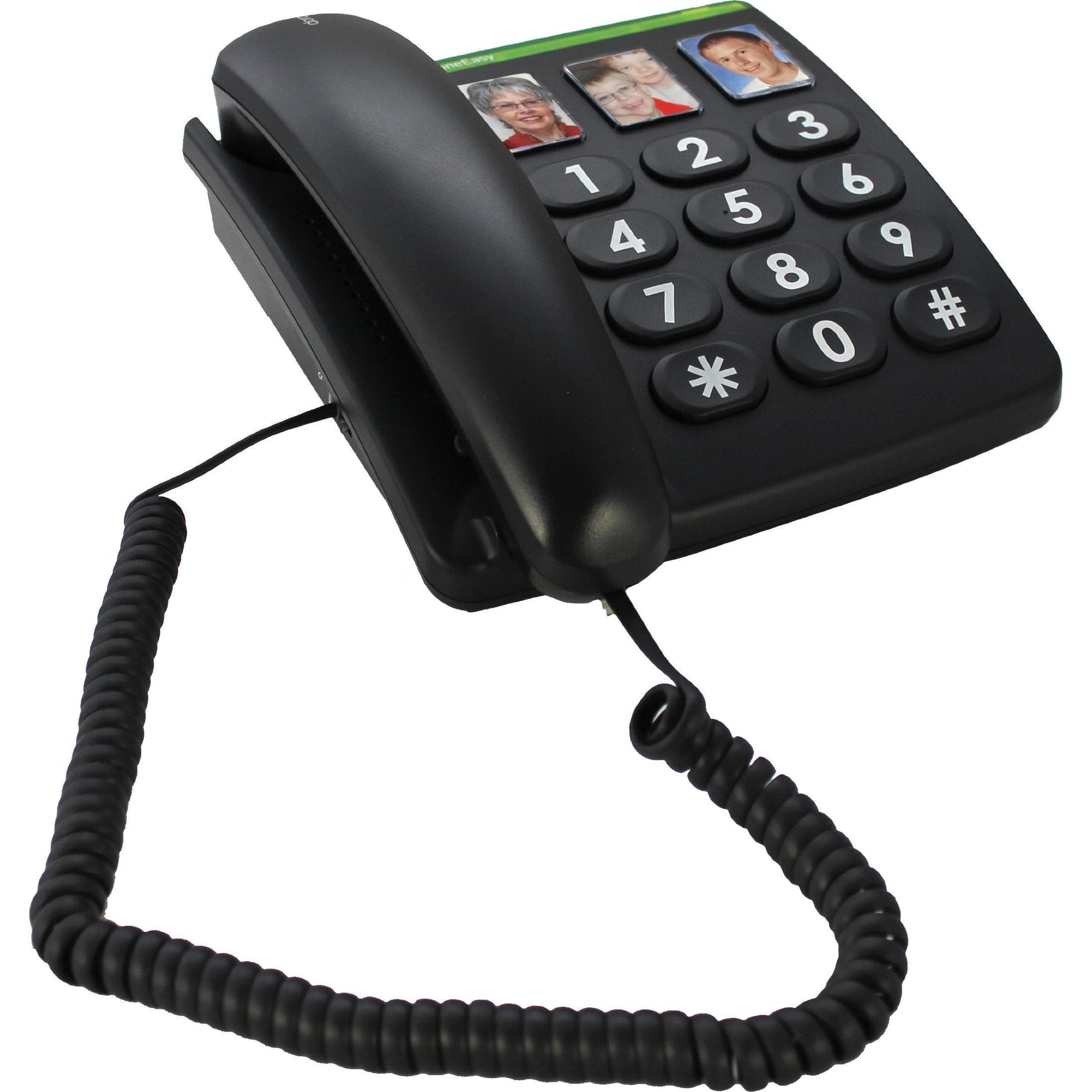 Doro PhoneEasy 331ph, Telefoon, Zwart