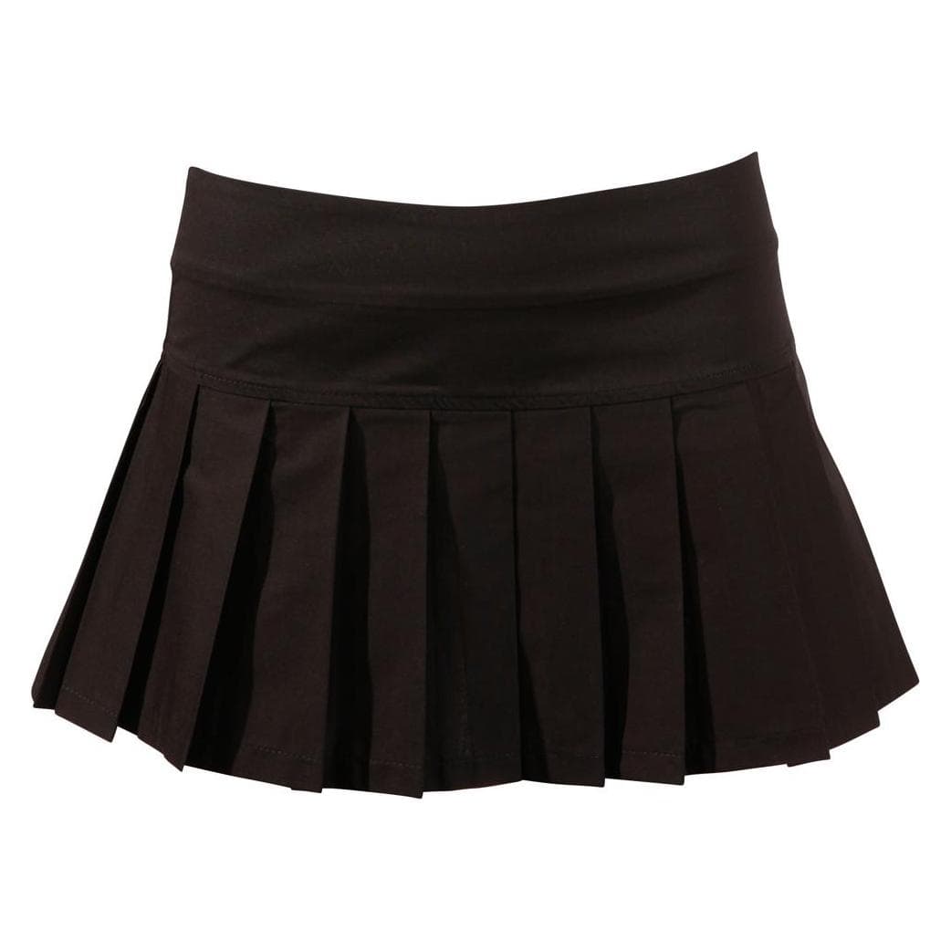 Cottelli Collection, Vrouwen, Rokken, Geplooide minirok, Zwart, (XL)