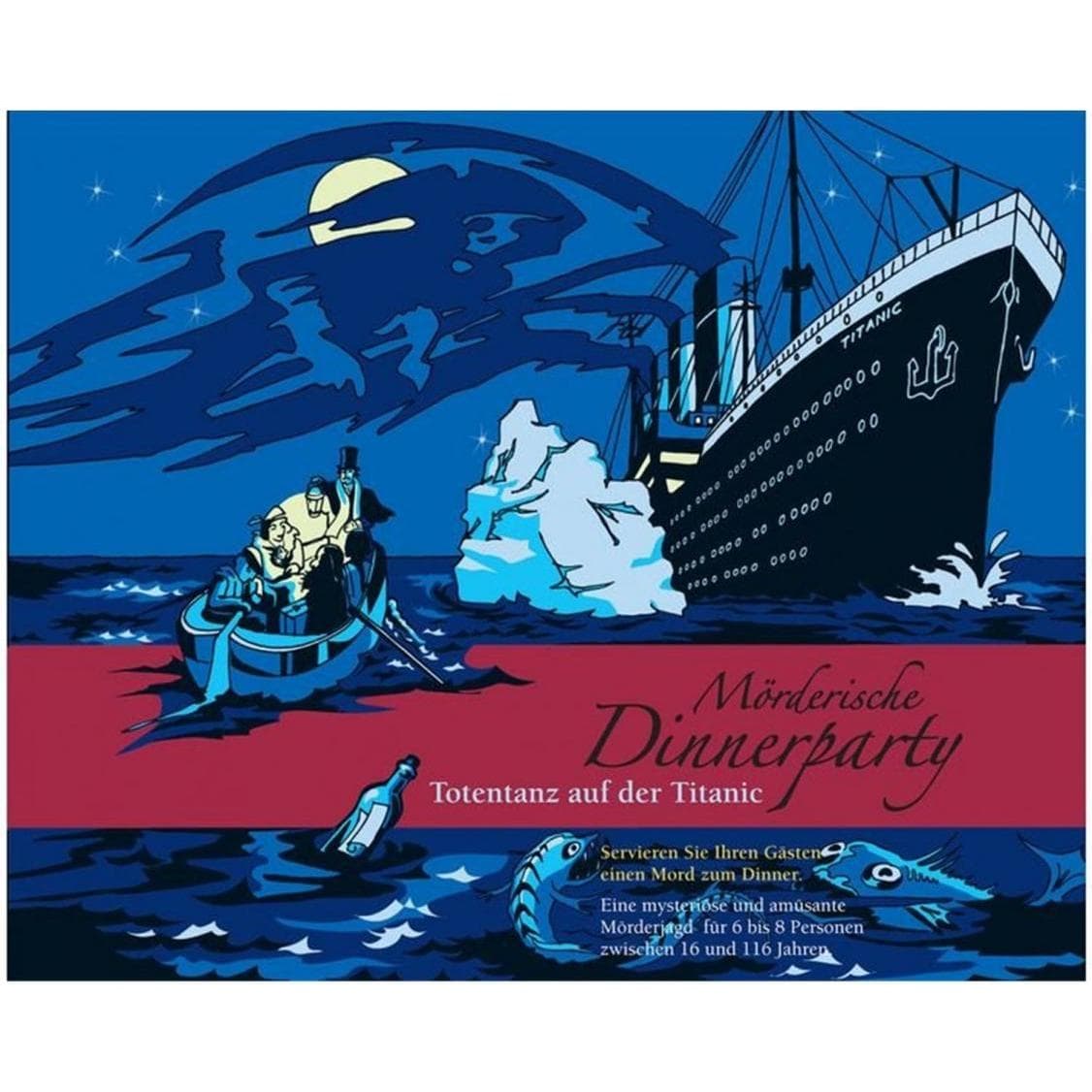 Blaubart Moorddadige diner dans van de dood op de Titanic (Duits, 6 - 8 Spelers)